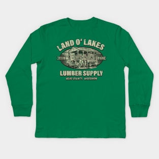 Land O’ Lakes Lumber Supply 1948 Kids Long Sleeve T-Shirt